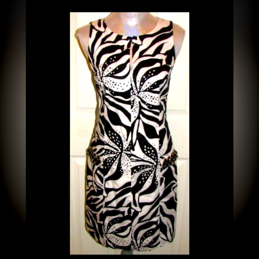 NWT 238.00 LILLY PULITZER FORSYTHIA EMBELLISHED DRESS SNEAK A PEEK